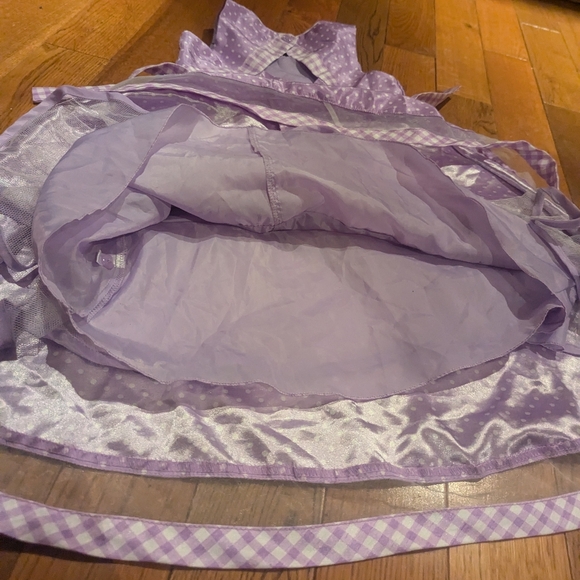 Girls Size 6 Purple with White Polka dots Jona Michelle Dress, BN no tags - Picture 7 of 7